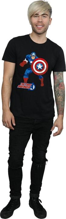 Actual product image Mens Captain America The First Avenger T-Shirt (S)