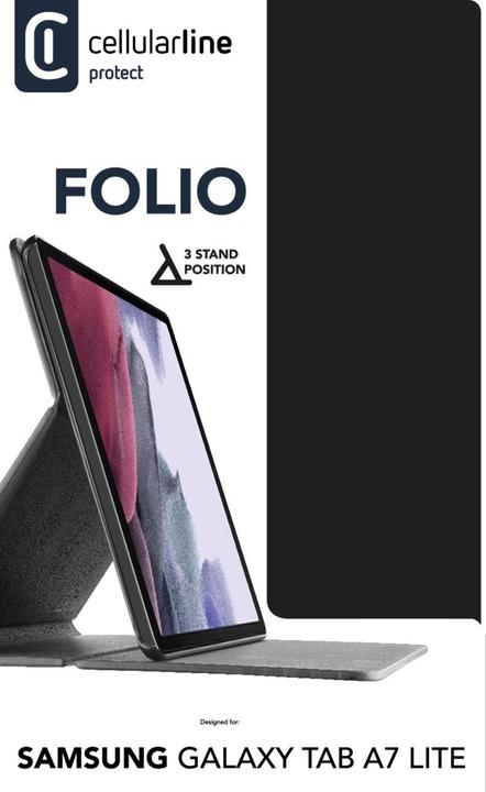 Immagine prodotto Cellularline Folio - Galaxy Tab A7 Lite nero Custodia per tablet con funzione stand Nero (Galaxy Tab A7 Lite)