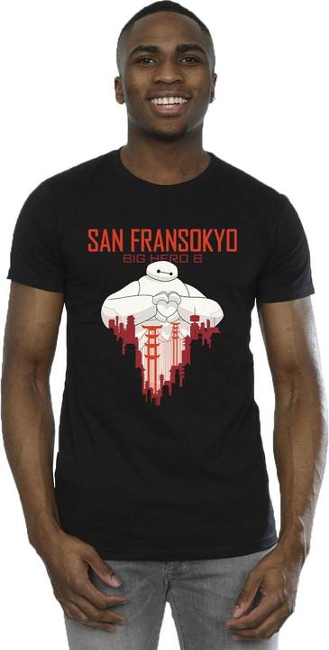 Produktbild Disney Big Hero 6 Baymax San Fransokyo Heart TShirt (S)
