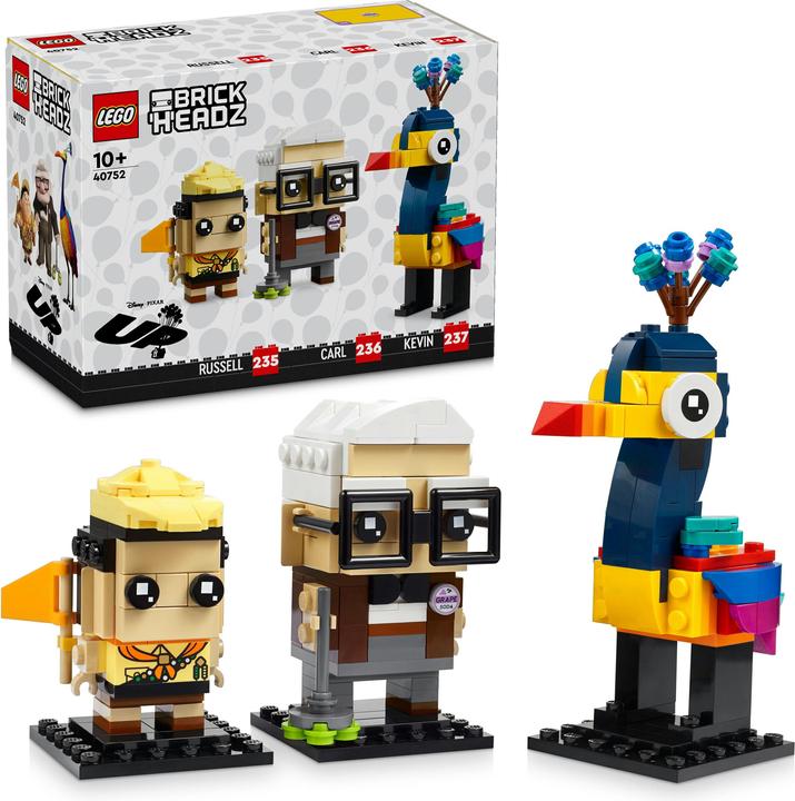 Produktbild LEGO Disney Carl, Russell und Kevin (40752, LEGO Brickheadz)