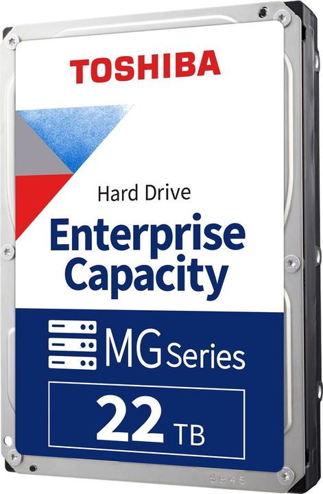 Actual product image Toshiba MG10F Series (22 TB, 3.5", CMR)