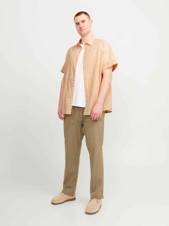 Produktbild Jack & Jones Jjelinen Blend Shirt Ss Sn Pls (5XL)