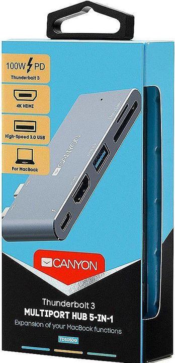 Image du produit Canyon Station d'accueil DS-5B (Thunderbolt, 5 Ports)