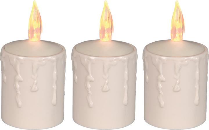 Image du produit Star Trading Bougies LED lot de 3 | Bougie LED |Bougies LED pour l'extérieur | Décoration de bougies (3 x)