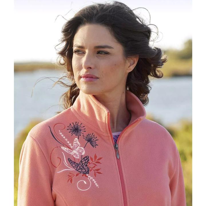 Image du produit Atlas For Women Veste polaire brodée en micropolaire pour femmes (lot de 2) (M)