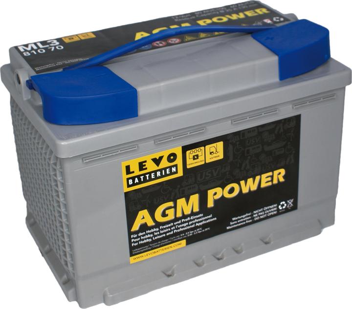 Immagine prodotto Levo Batteria AGM 12V (12 V, 90 Ah)