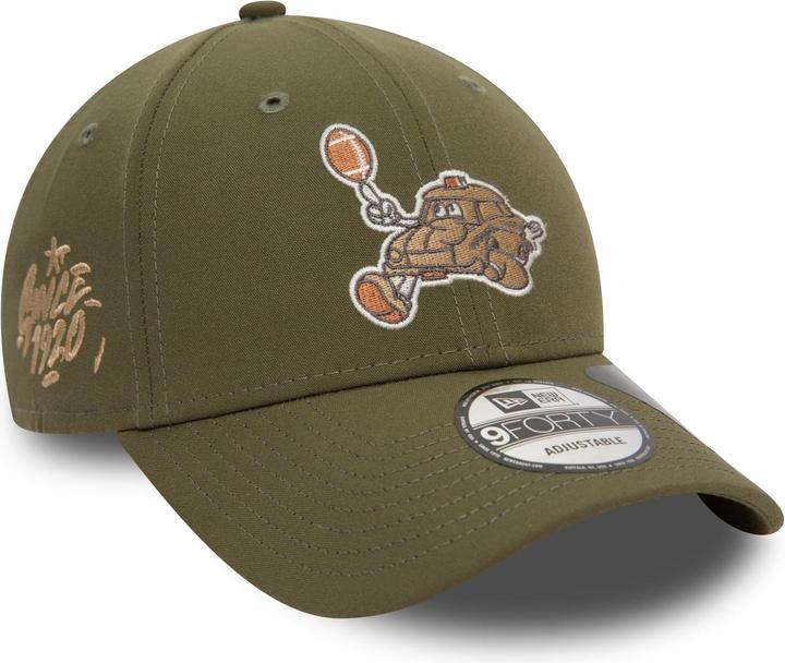 Produktbild New Era 9Forty Strapback Cap - ICON LOGO Motors oliv