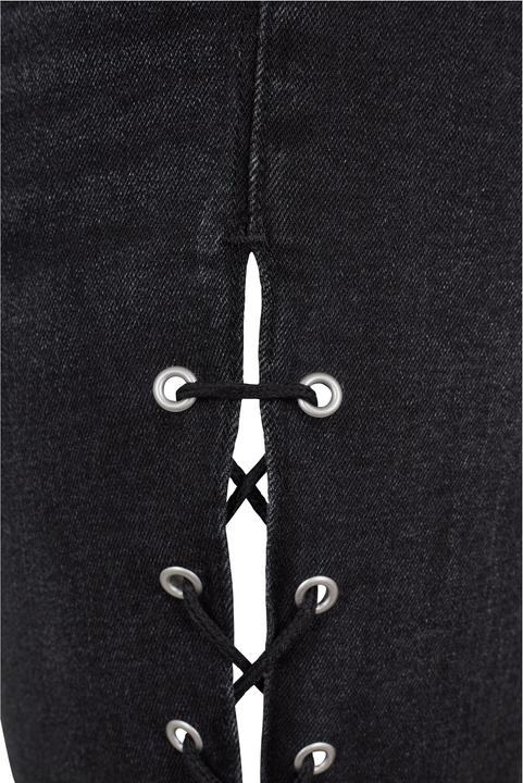 Image du produit Urban Classics Ladies Denim Lace Up Skinny Pants (28)