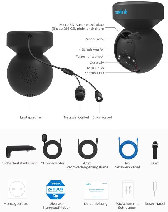 Actual product image Reolink E Series E540-5MP (2560 x 1920 pixels)