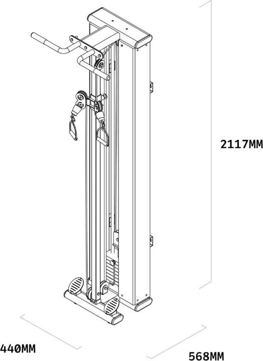 Produktbild Twheels Fitness Seilzugturm