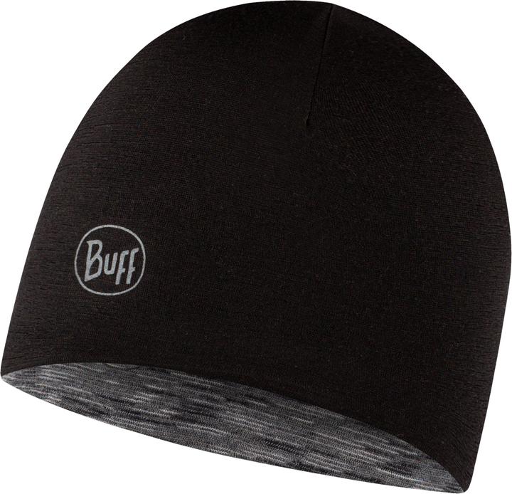 Buff Jr Lw Merino Rev Hat Black (One Size)