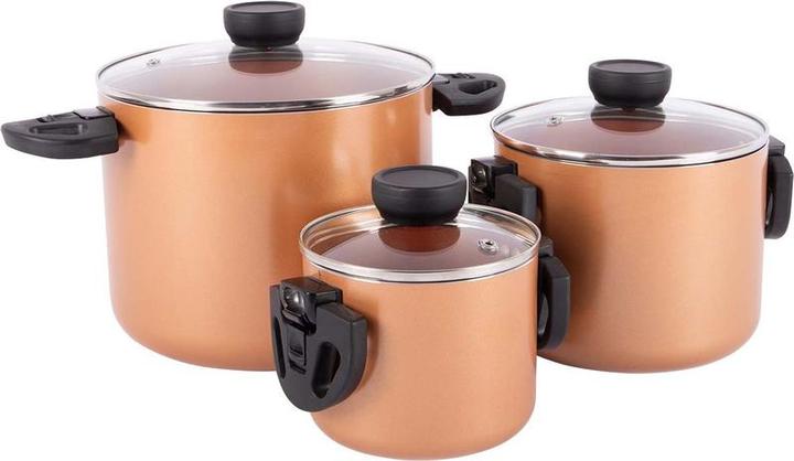Immagine prodotto Bo-Camp BO -CAMP - Industrial - Pan Set - Slauson - Compact 3 - 3 -Stück - Aluminium - Induktion
