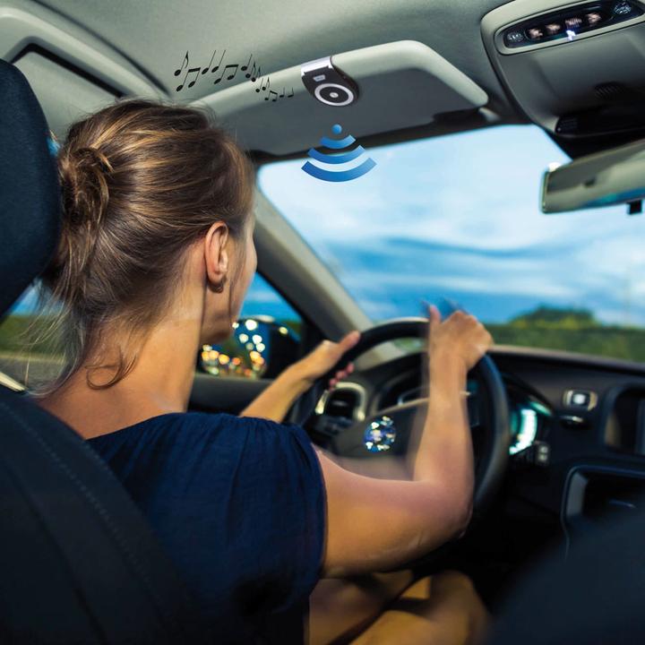Actual product image Livoo Compatible Bluetooth® handsfree car kit