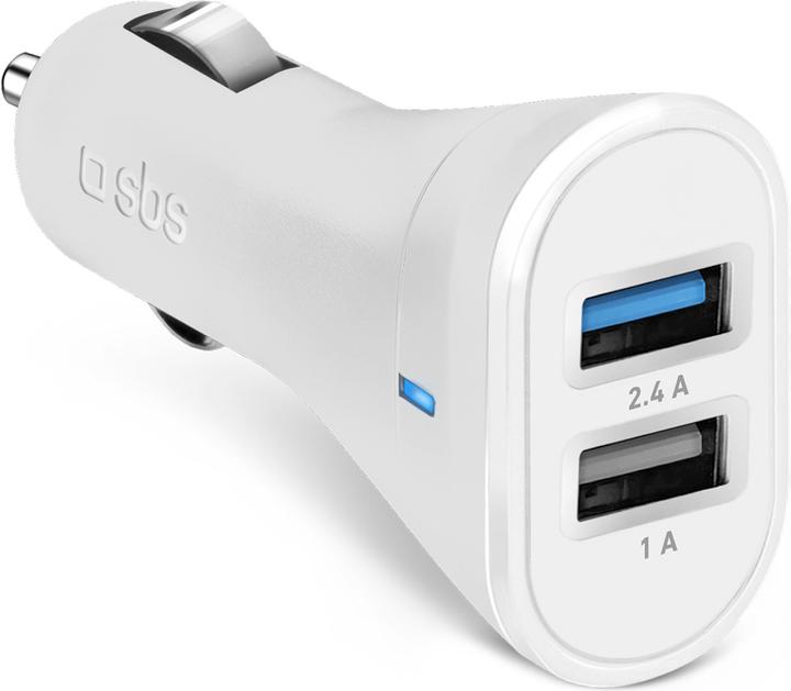 Actual product image SBS Car charger with two 2100 mAh USB ports