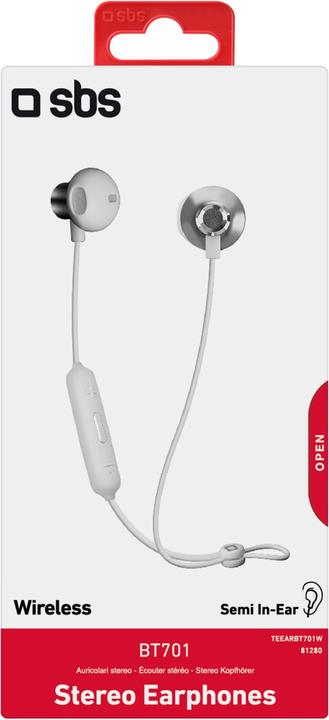 Produktbild SBS Drahtloser Kopfhörer aus Metall BT701 (5 h, Kabellos)
