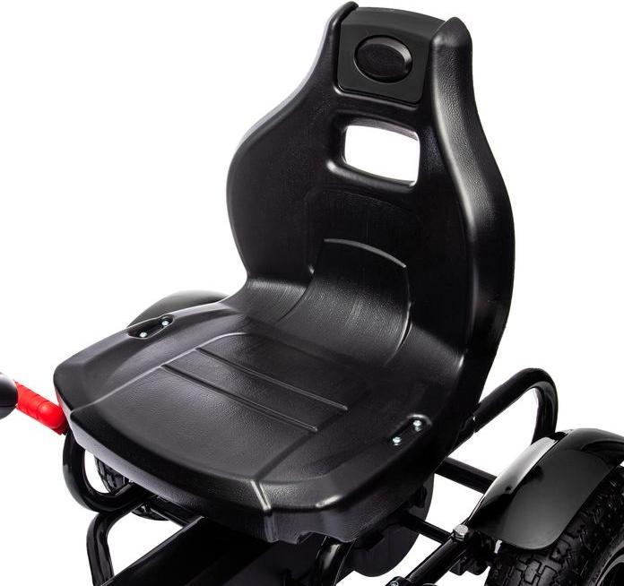 Immagine prodotto Swisshandel24 Go-kart, auto a pedali, auto a pedali con freno a mano, veicolo per bambini con sedile regolabile