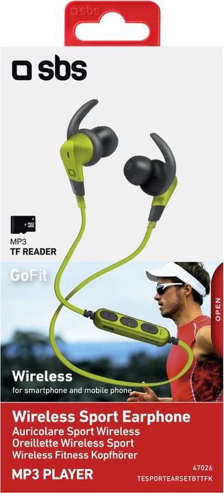 Immagine prodotto SBS Auricolare senza fili con lettore MP3 (4 h, Senza fili)