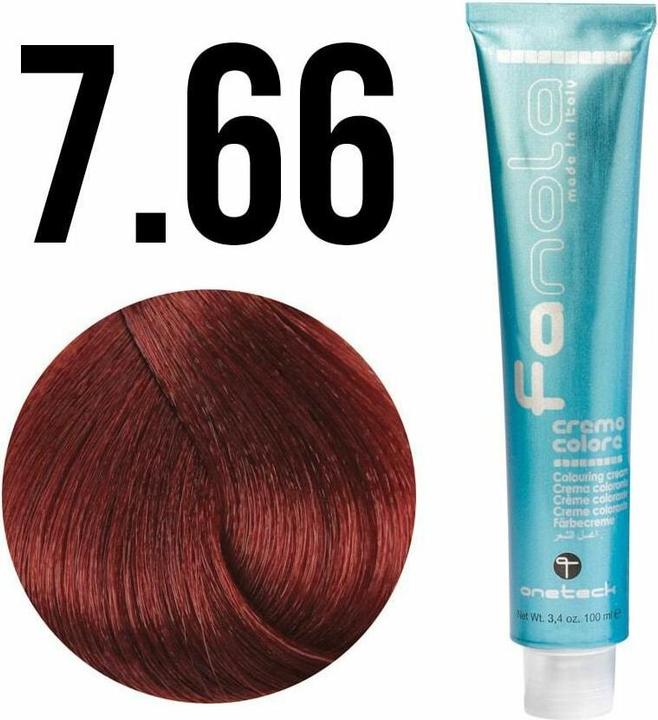Produktbild Fanola 7*66 Rubio Rojo Intenso 100ml (7.66)