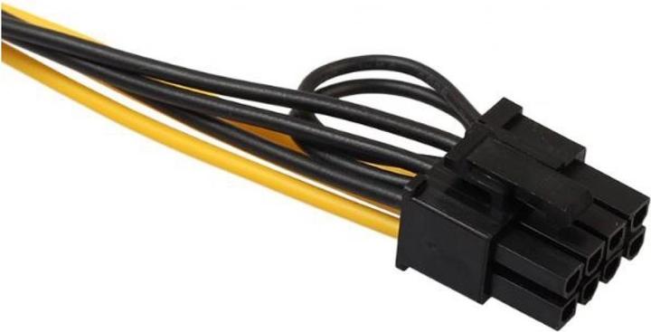 Image du produit PowerGuard Câble d'alimentation GPU PCI-E 6 broches (mâle) vers 8 broches (mâle) 0.5m