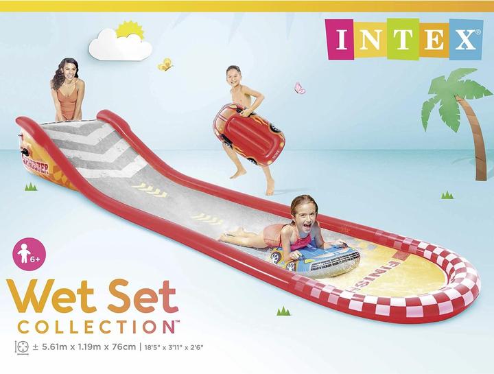 Actual product image Intex Racing Fun Slide