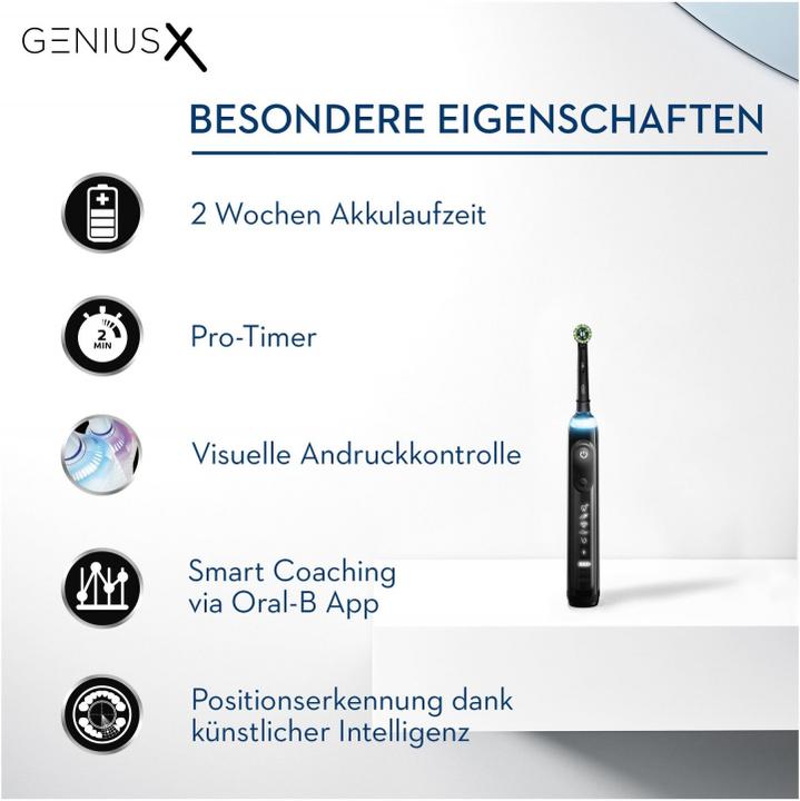 Produktbild Oral-B DUPLIKAT Rotationszahnbürste Genius X Midnight Schwarz (Oszillierende Zahnbürste)