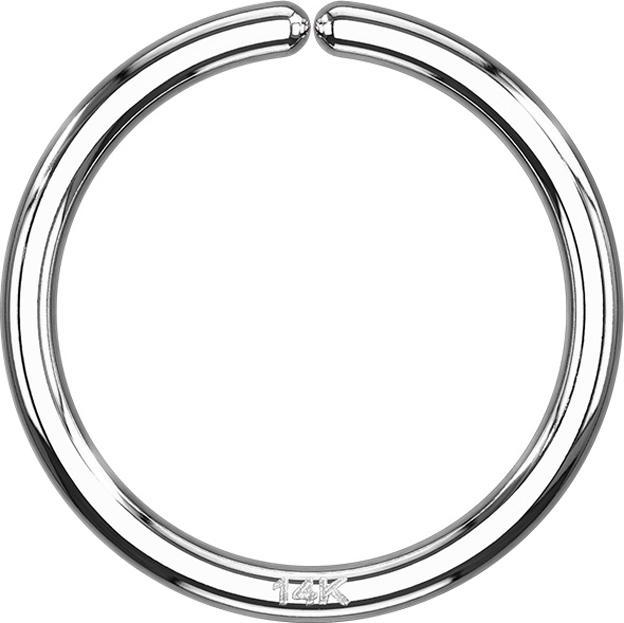 Produktbild Star Piercing Micro Piercing Ring 14k weissgold (ohne Messing, 14k Gold)