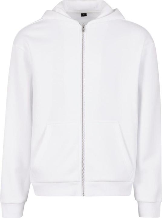 Actual product image Build Your Brand Unisex Adult Fluffy Full Zip Hoodie (5XL)