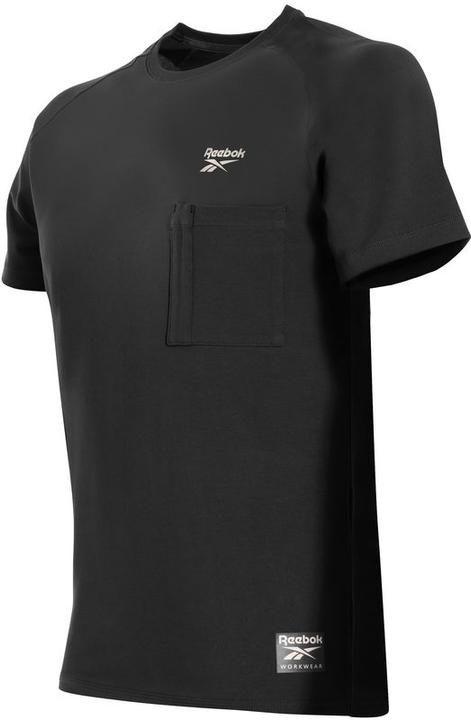 Reebok T-Shirt Lockup Logo schwarz