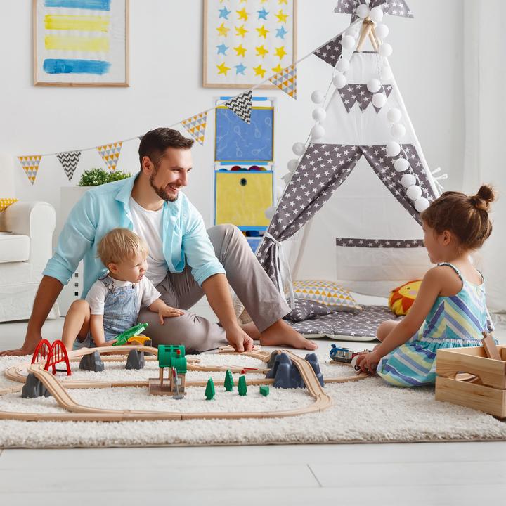 Actual product image Relaxdays Dinosaur Children's Shelf with Boxes