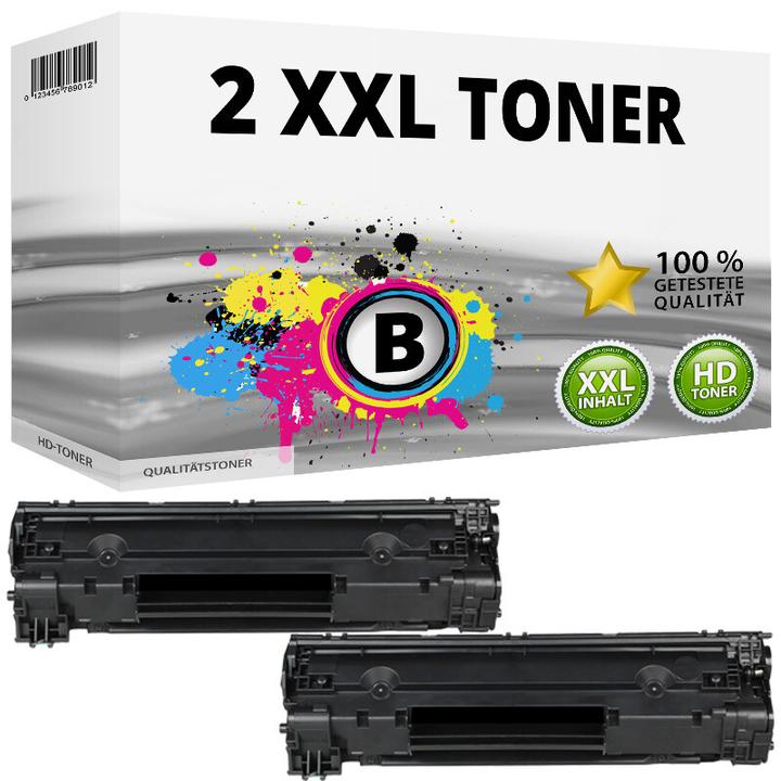Produktbild Druckfuxx 2x XXL Toner für HP LaserJet M12 M12a M12w M26 M26nw M26a 79A CF279A P