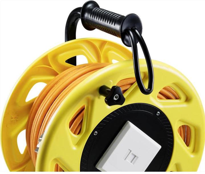 Actual product image Renkforce Network cable drum CAT 7A S/FTP RJ 45 90 m (S/FTP, CAT7a, 90 m)