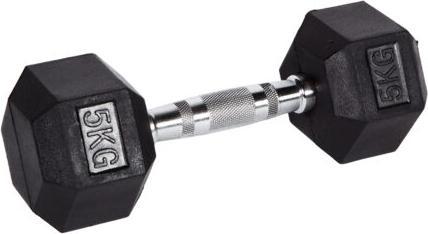 Actual product image Fitcom Hex Dumbbell 5 kg (1 x 5 kg)