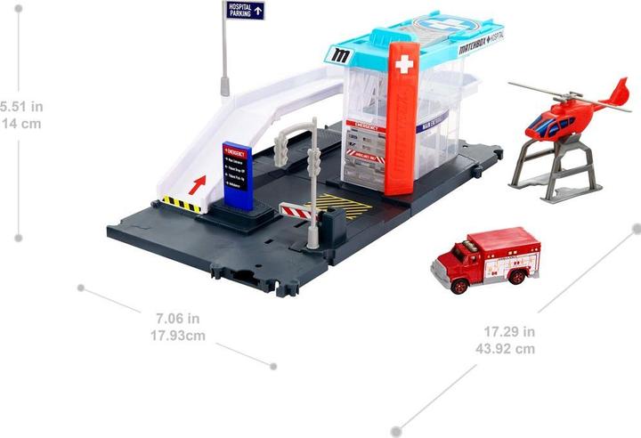 Produktbild Matchbox Notrettung Spielset