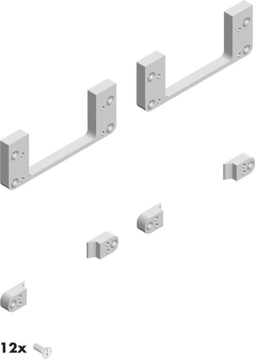 Cinetto PS40.02 Adapter for screw fastening, zamak (1 pcs.)