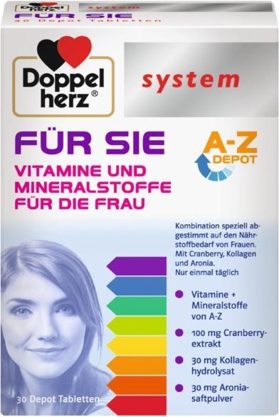 Doppelherz system FOR YOU, 30 tablets (30 Piece, Pills)