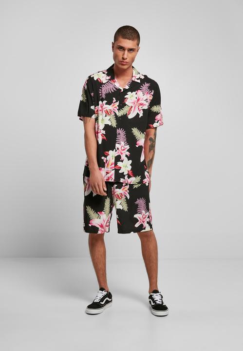 Produktbild Urban Classics Viscose AOP Resort Shirt (XS)