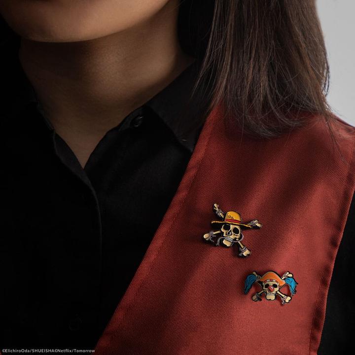 Image du produit Cinereplicas Pin's One Piece Lot de 2 pins Luffy & Buggy