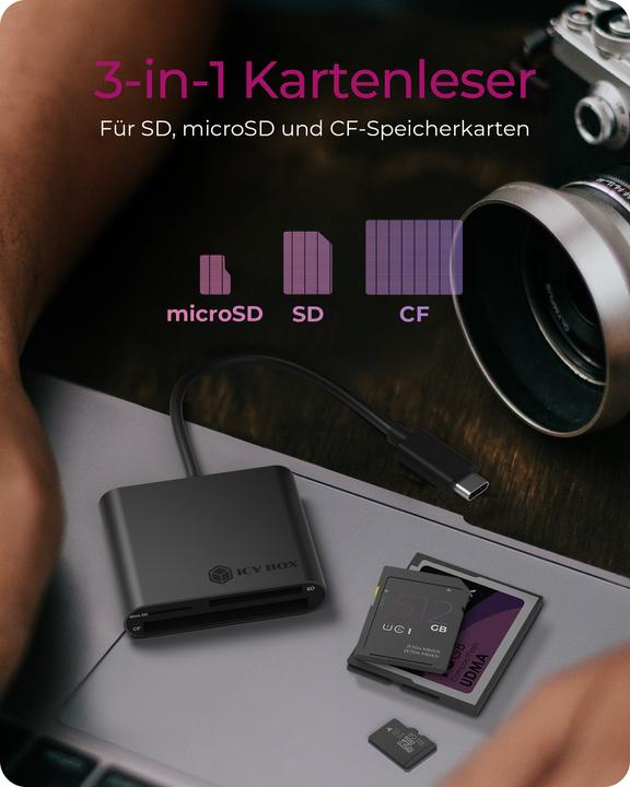 Immagine prodotto Icy Box IB-CR301-C3 (USB-C)