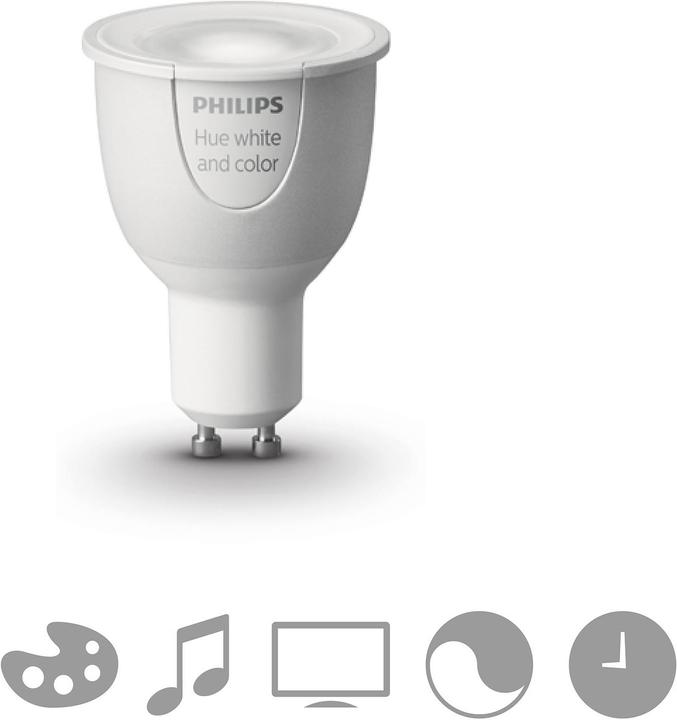 Produktbild Philips Hue White & Color Ambiance (GU10, 6.50 W, 1 x)