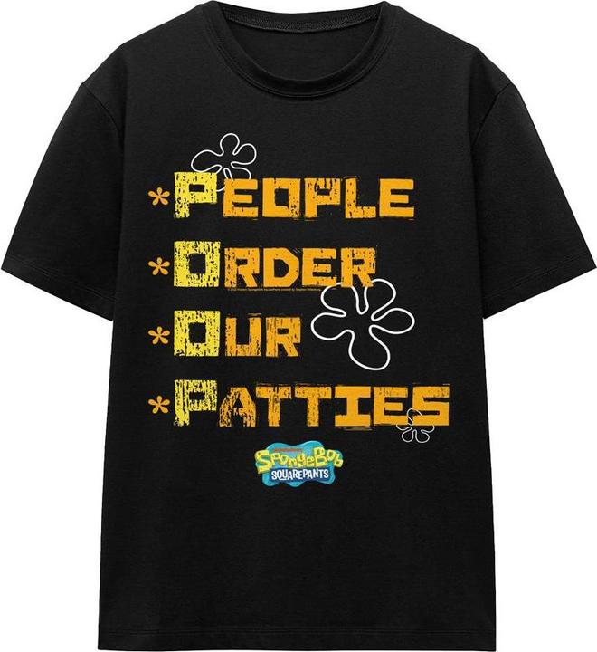 Produktbild Spongebob Squarepants People Order Our Patties TShirt (L)