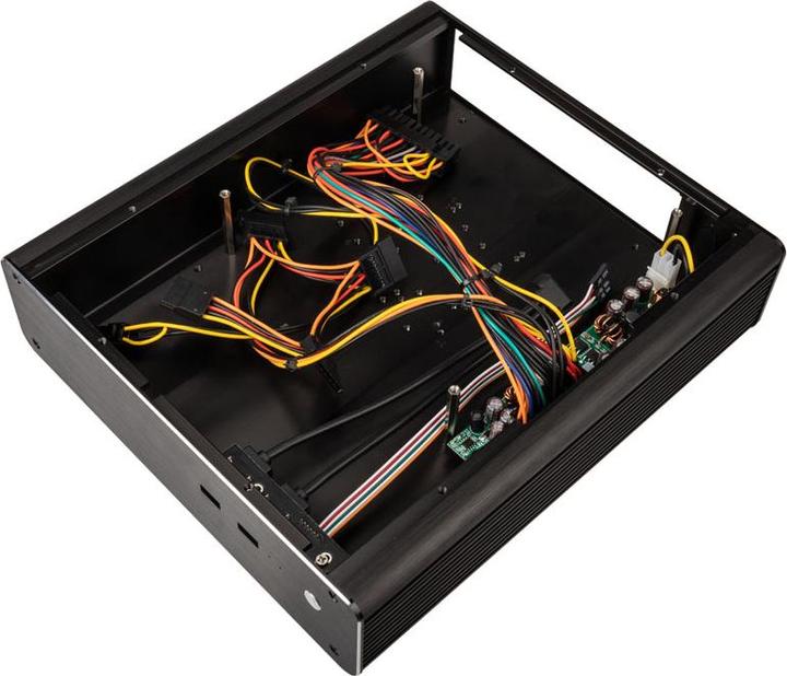 Immagine prodotto Akasa Case Euler M Fanless Mini-ITX, alimentatore 80W, OEM - nero (Mini-ITX)