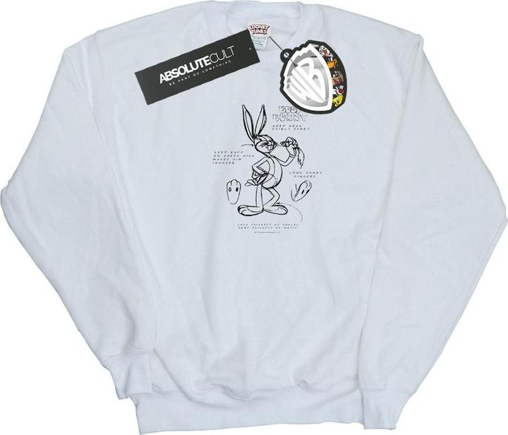 Immagine prodotto Looney Tunes Bugs Bunny Drawing Instruction Felpa Uomo (M)