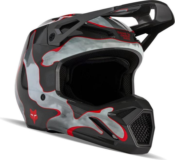 Image du produit Fox CASQUE 24 V1 ATLAS GRY/RD (62 cm)
