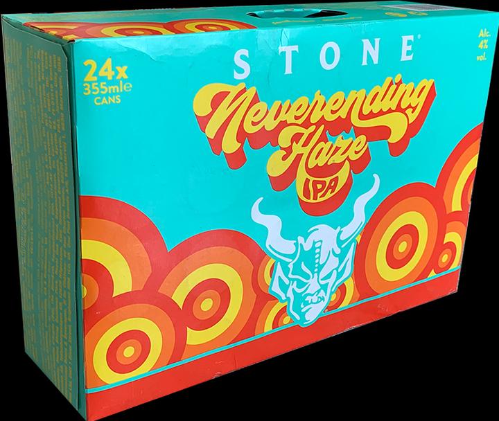 Actual product image Stone Neverending Haze IPA (24 x 35.5 cl)