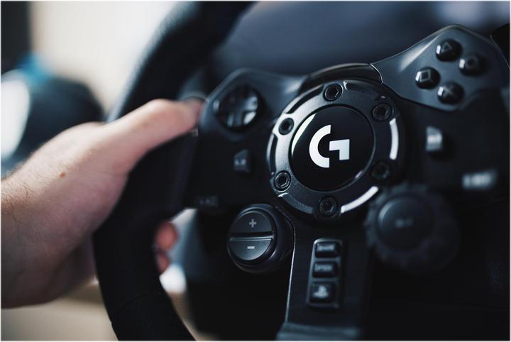 Actual product image Logitech G923 Steering wheel (UK plug) (PS4, PC)