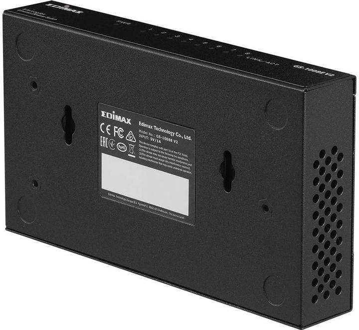 Actual product image edimax Switch 8x FE GS-1008E V2 (8 Ports)