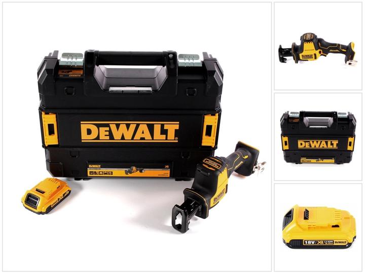 DeWalt DCS 369 NT Battery reciprocating saw 18 V + 1x battery 2.0 Ah + TSTAK - without charger