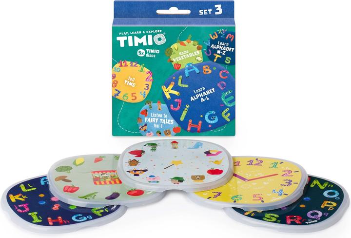 Timio Ensemble de disques audio 3 (Allemand, Français, Italien, Portugais, Espagnol, Néerlandais, Multilingue)