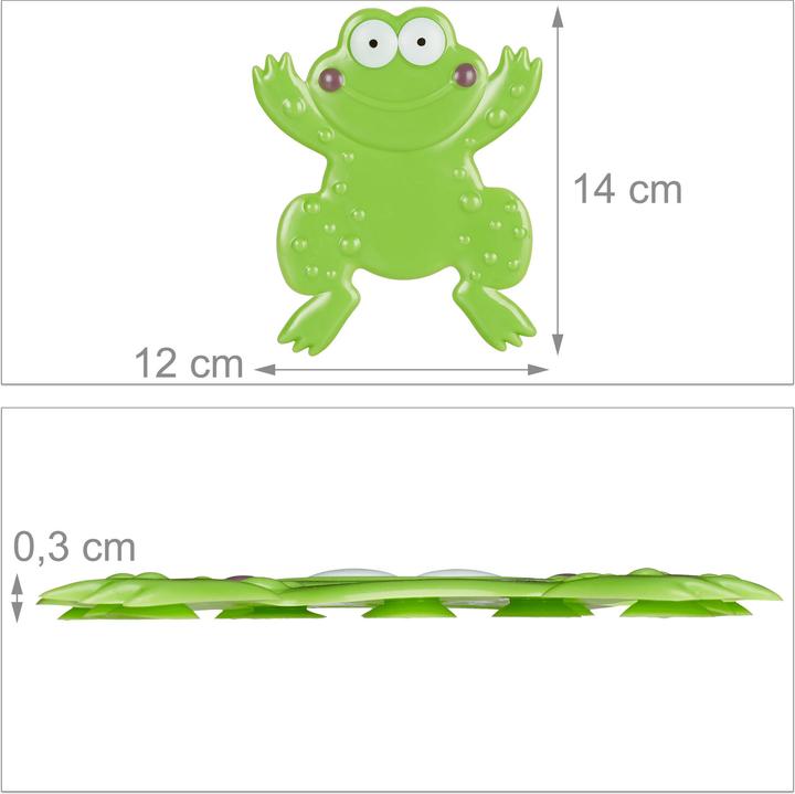 Produktbild Relaxdays Badesticker Frosch (12 x 0.5 x 14 cm)