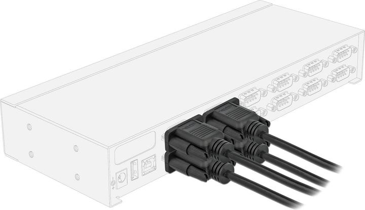 Immagine prodotto Delock Cavo seriale RS-232 D-Sub 9 femmina a femmina null modem con alloggiamento del connettore sottile (1 m)